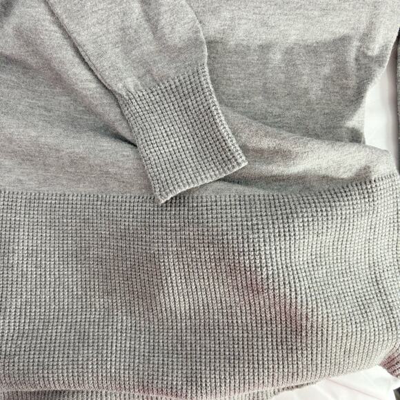 Cyrus rayon blend cowl neck gray sweater medium - Picture 5 of 5